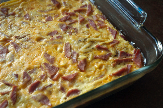 HAM & CHEESE BREAKFAST CASSEROLE