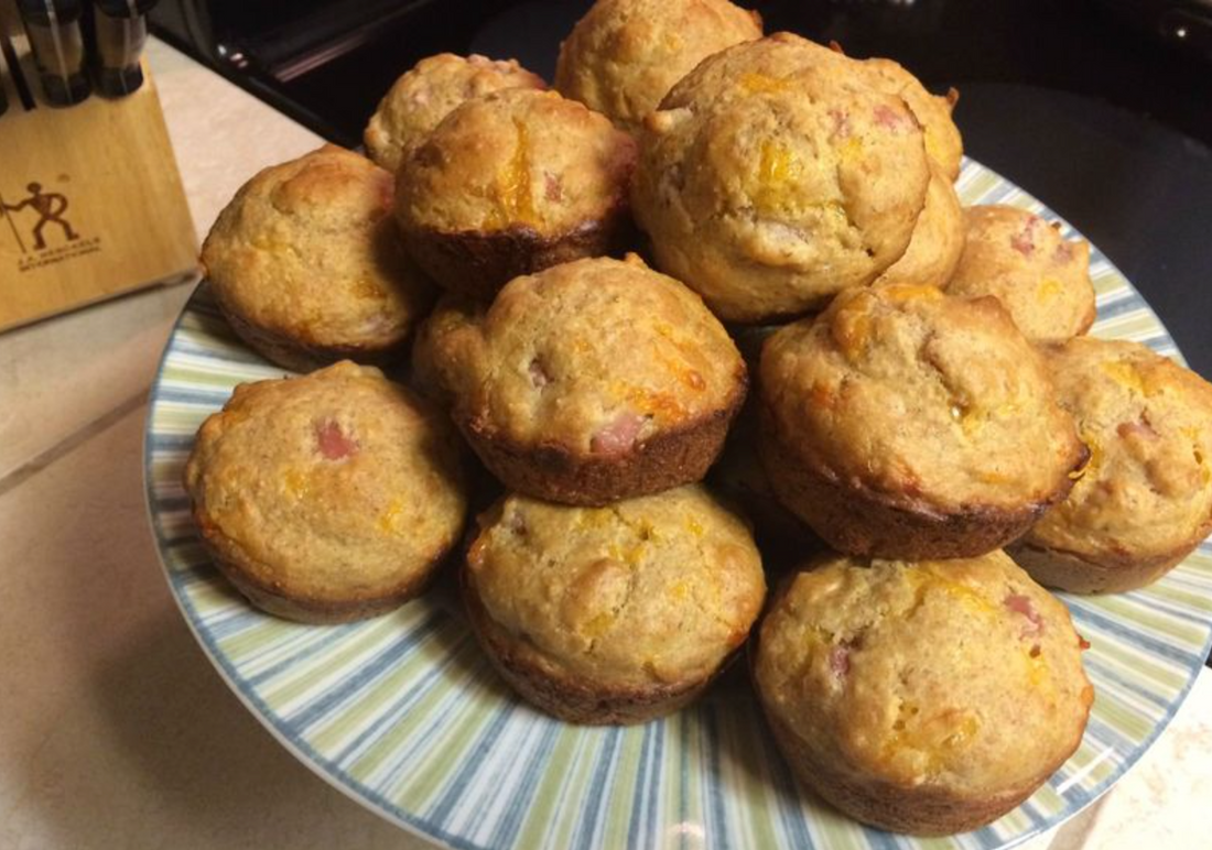 HAM & CHEESE MUFFINS