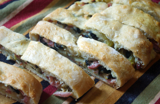 HAM & CHEESE PIZZA BREAD