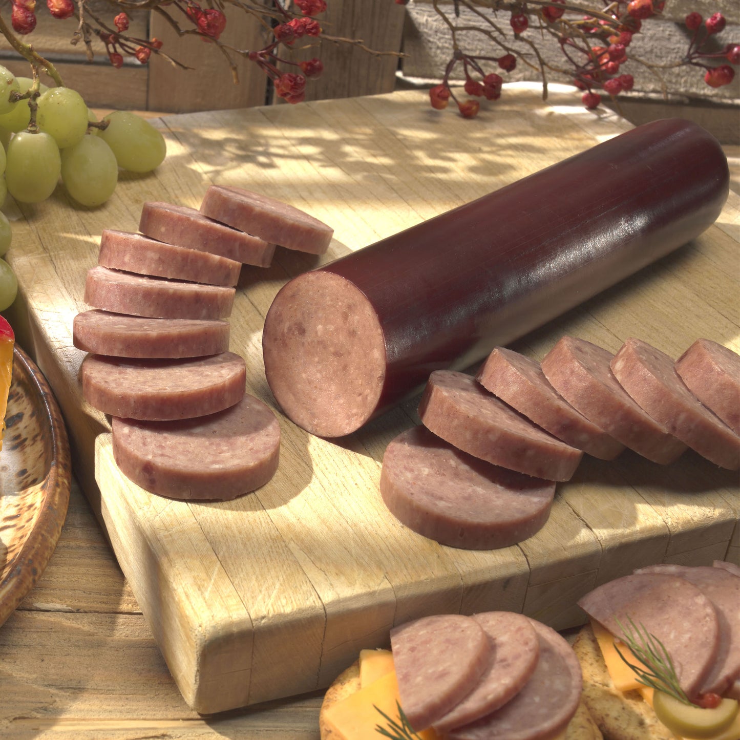 Summer Sausage, Pork and Beef 12oz (5-packages)