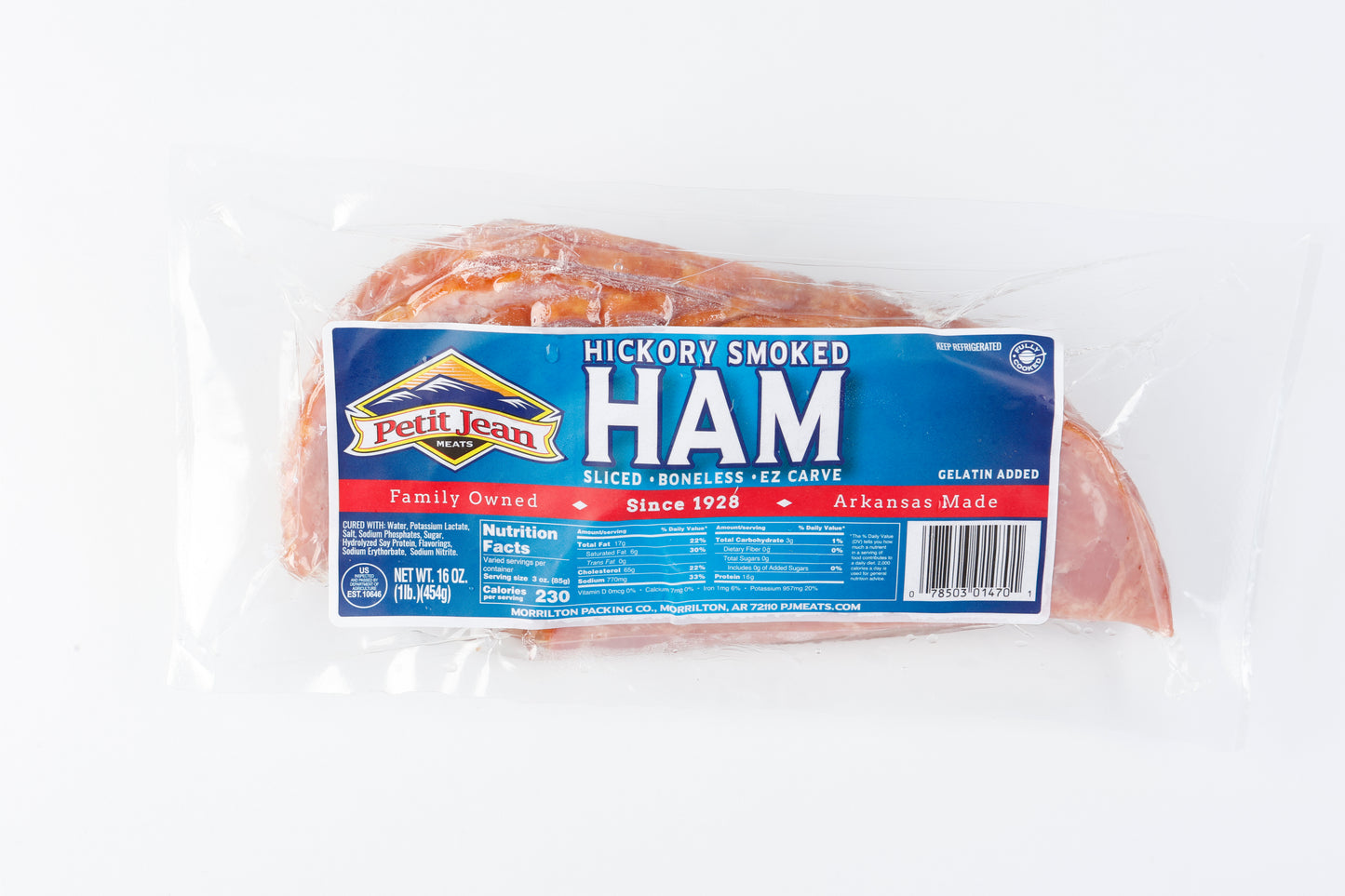 Ham, EZ Carve Sliced Smoked 12oz (6-packages)