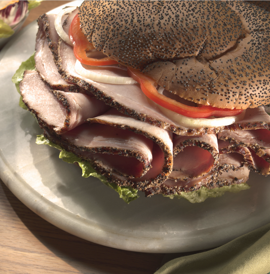 Peppered Ham, EZ Carve Sliced Smoked 12oz (6-packages) (Limited Time Offer)